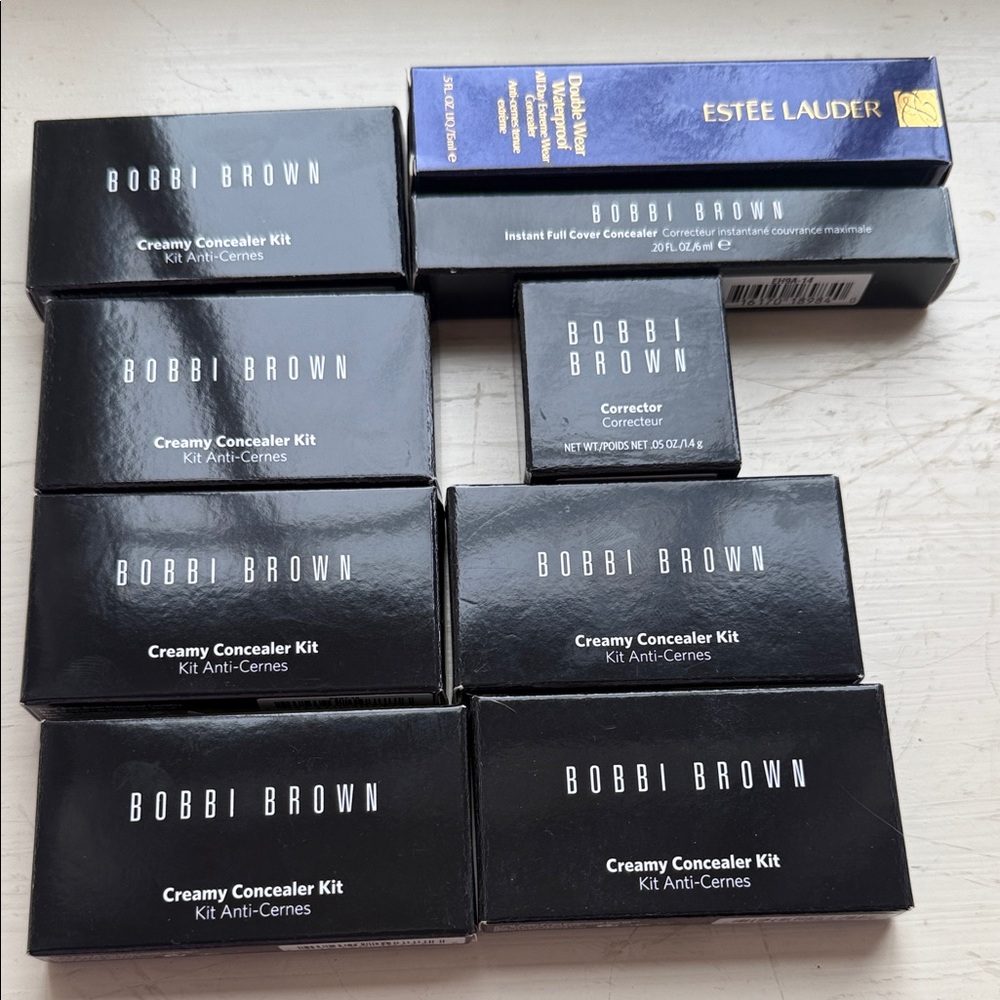 New large lot Bobbi Brown Concealer Kit Set with Estee Lauder concealers